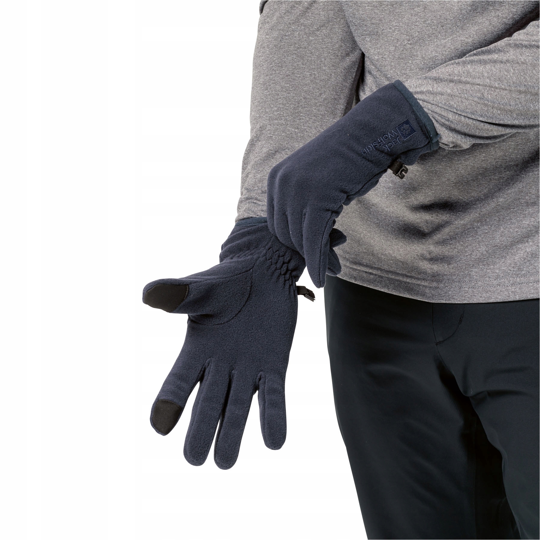 Rękawice polarowe pięciopalczaste Jack Wolfskin REAL STUFF GLOVE M Marka Jack Wolfskin