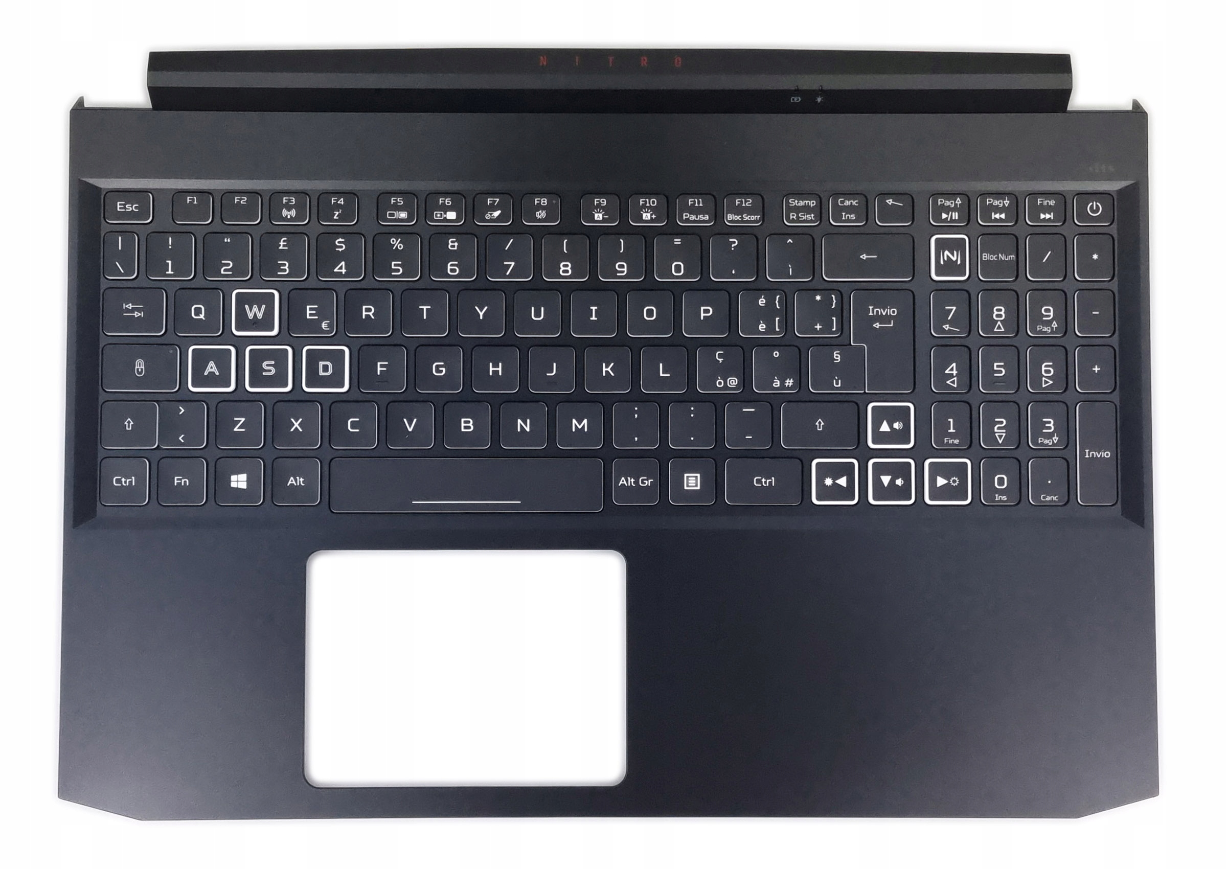 Nová Konstrukce Klávesnice Acer Nitro 5 AN515-55 RTX3060 Rgb Italská