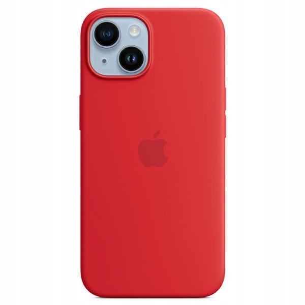 Etui Apple MPRW3ZM/A iPhone 14 15 13 6.1" MagSafe czerwony/red Silicone