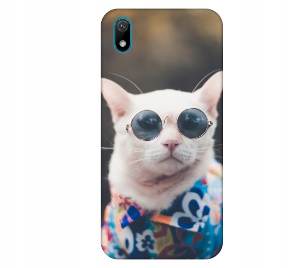 

Etui na telefon Huawei Y5 2019 Kot hipster smieszn
