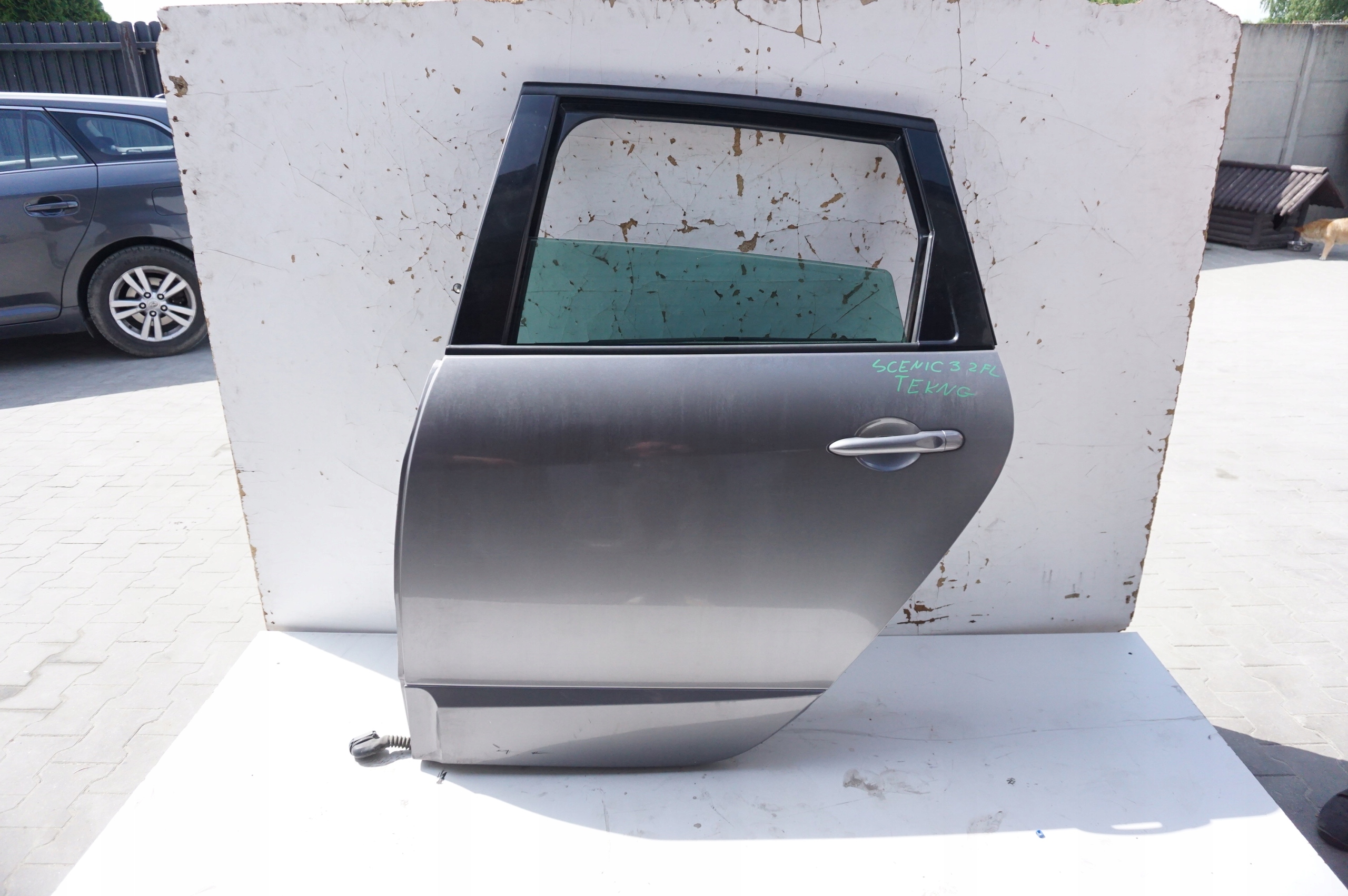 DRZWI LEWY TYŁ RENAULT SCENIC 3 III FL TEKNG