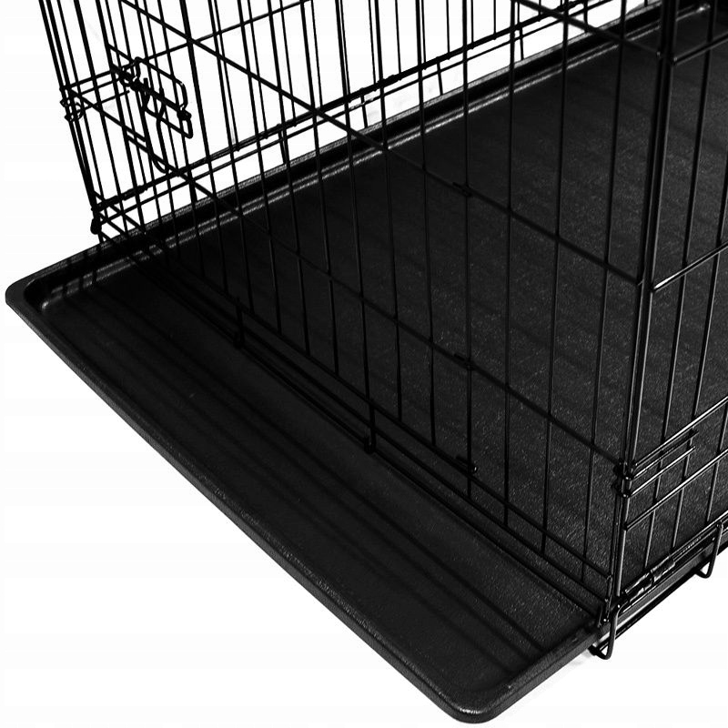 DUŻA KLATKA METALOWA KOJEC DLA PSÓW PSA 108x70x77 Długość 108 cm