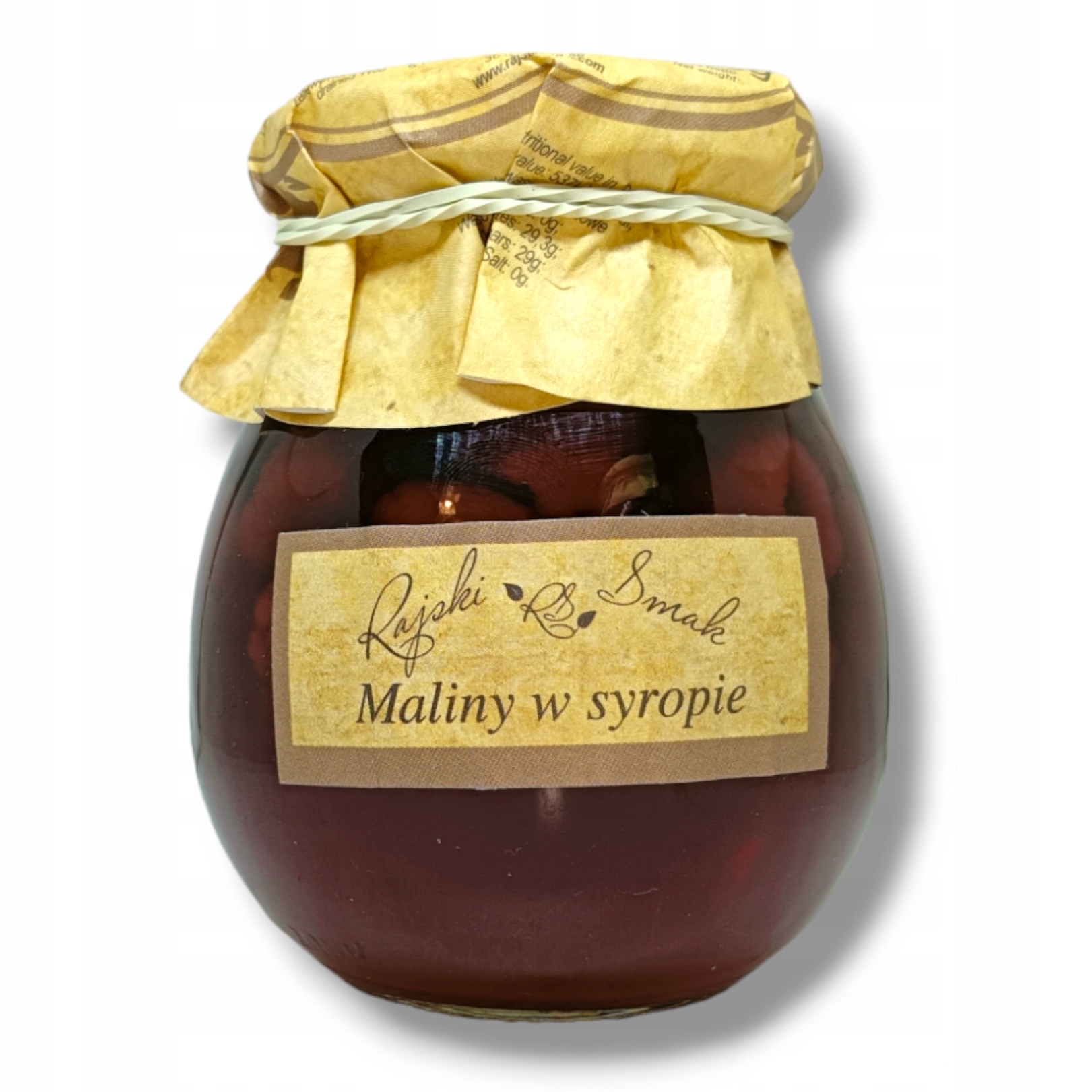 Maliny w syropie Rajski Smak 300g prezent