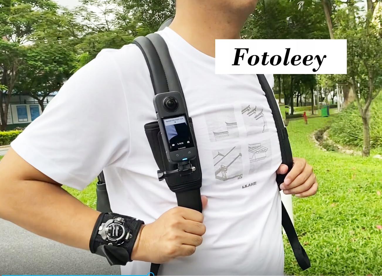 Zestaw Mocowań Do Kamer Sportowych GoPro Insta360 Paski Uchwyt Fotoleey — miniatura 7