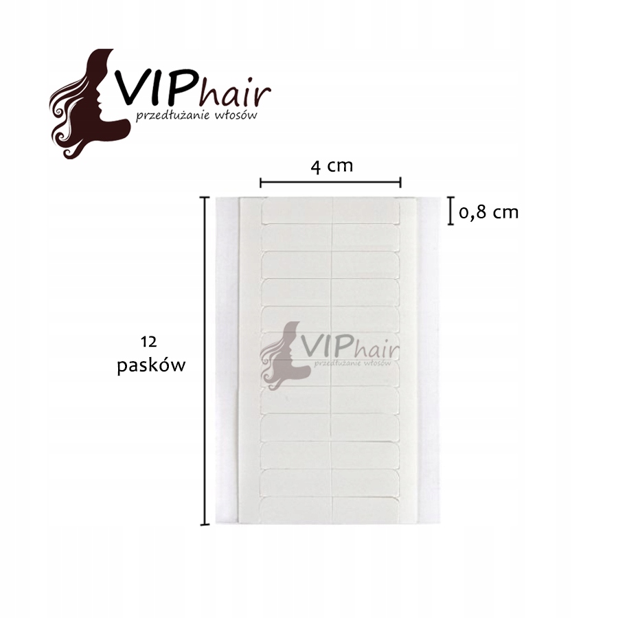 PASKI KLEJOWE DO PRZEDŁUŻANIA WŁOSÓW TAPE ON OFF Marka inna marka