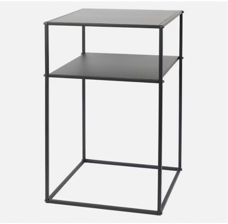 Kávový stolek loftový stůl industriální černý kov