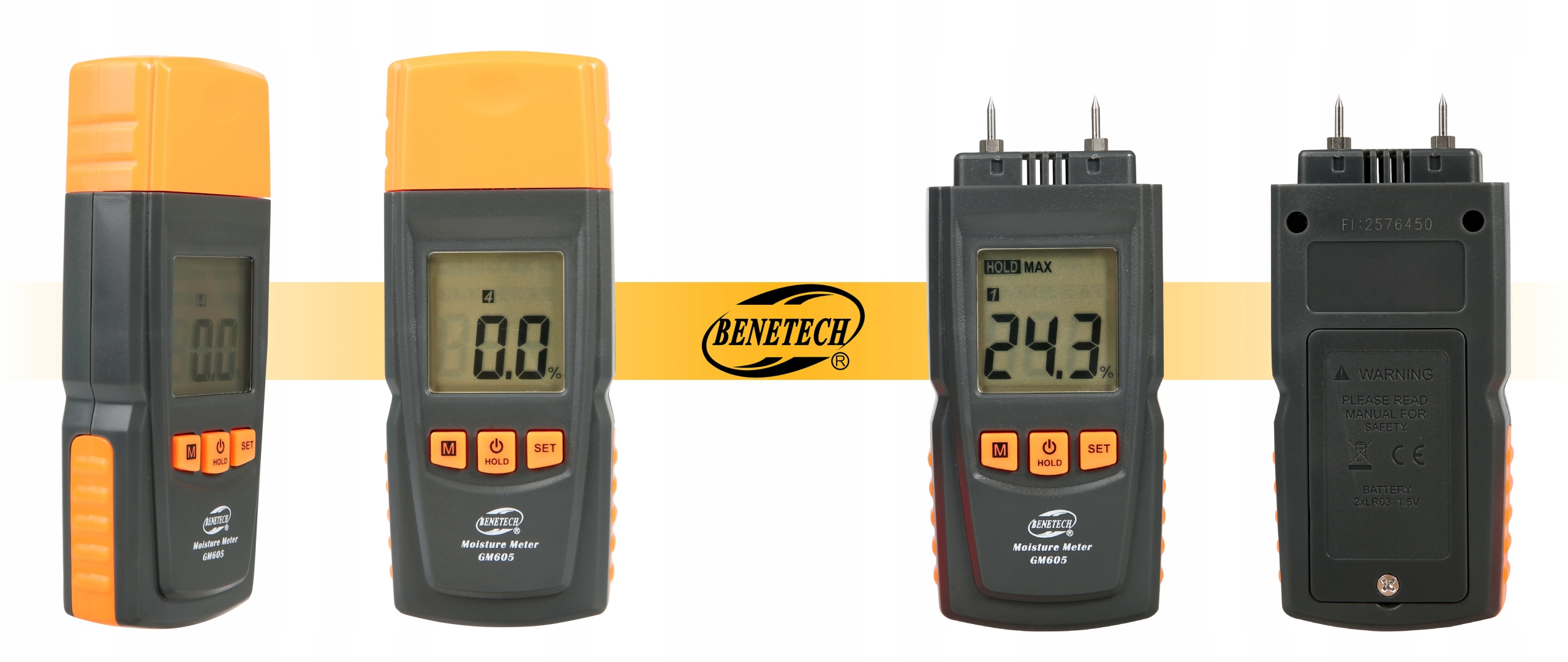 Miernik Wilgotności do Drewna, Wilgotnościomierz Materiałów Budowlanych CE Rodzaj higrometr