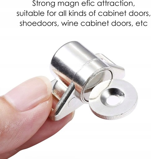4SZT Zatrzask Magnesy Szafek Magnes Do Mebli Szerokość 16 mm