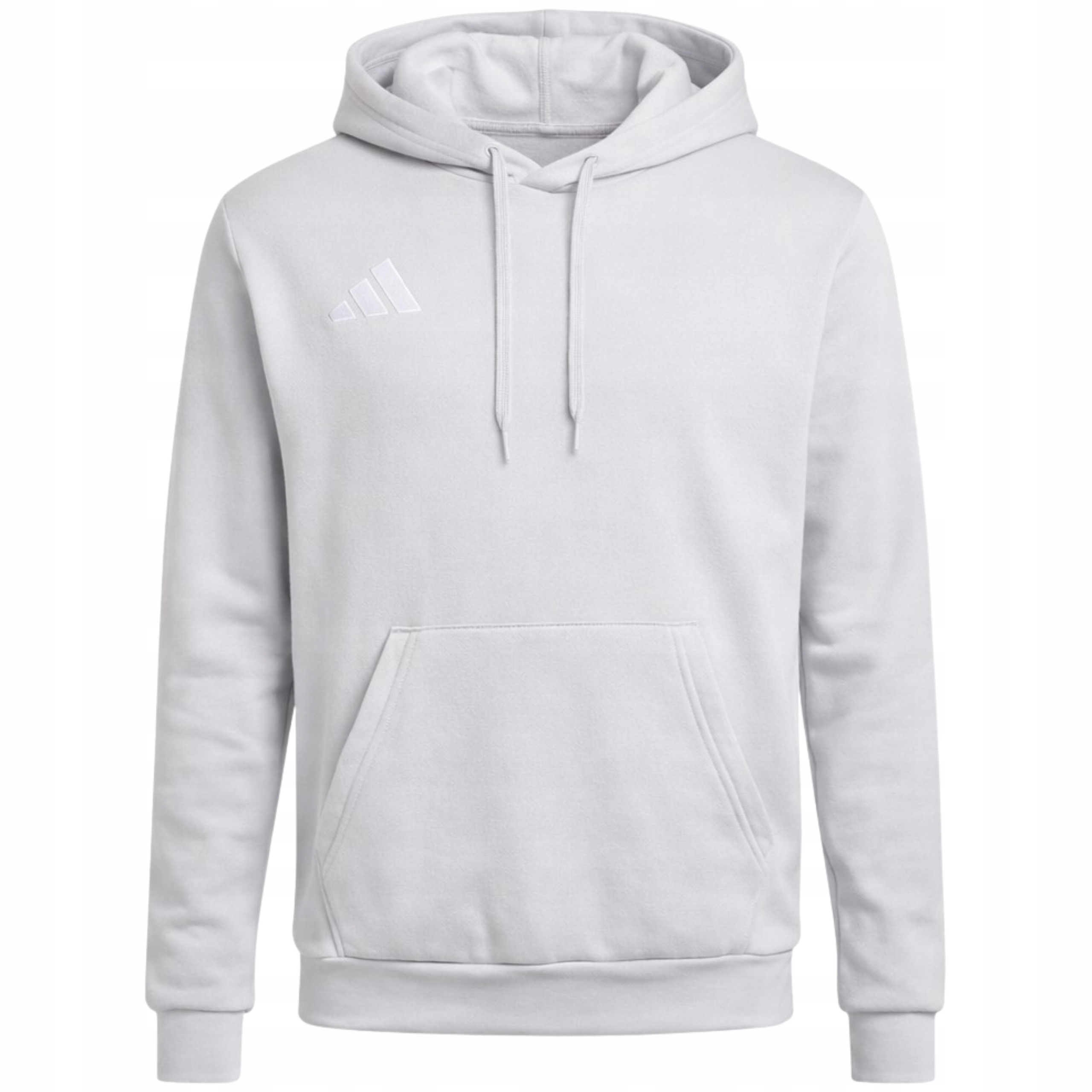 Bluza Męska z Kapturem Adidas Sportowa Dresowa Hoodie Bawełniana szara r. M