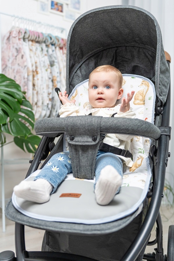 WKŁADKA DO WÓZKA SPACERÓWKI DWUSTRONNA UNIWERSALNA BABYMAM ALLinONE Stan opakowania oryginalne