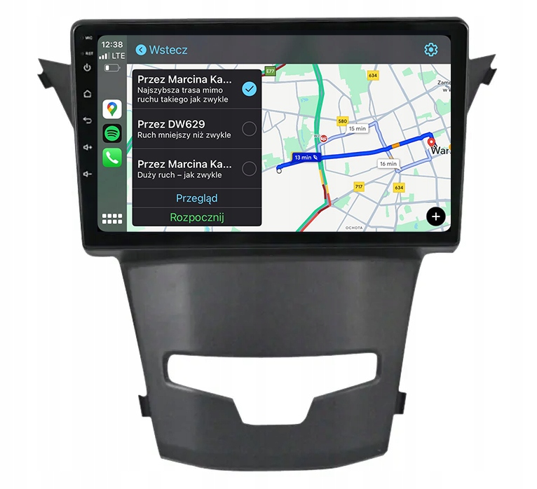 Ssangyong Actyon Kornado Navigace Android Radio Carplay Mapy Aplikace