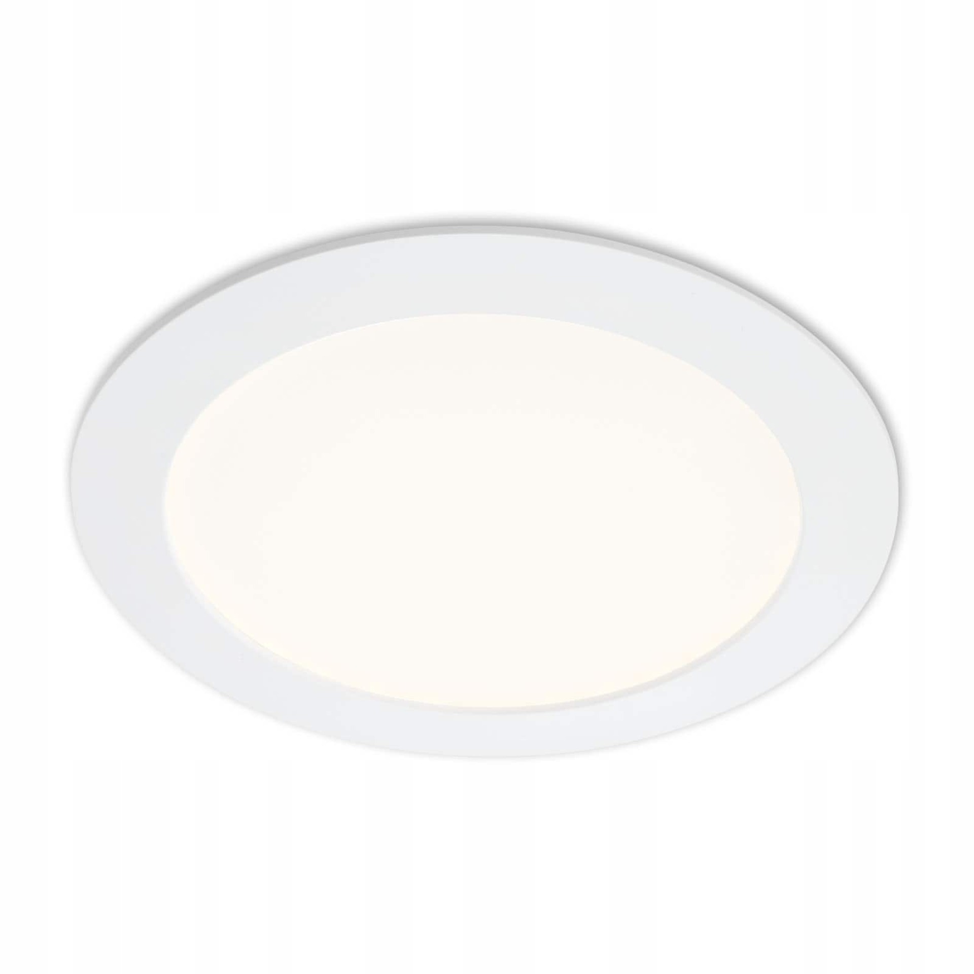 Briloner Led vestavné svítidlo 17cm 12W bílé IP44 kruhové 4000K