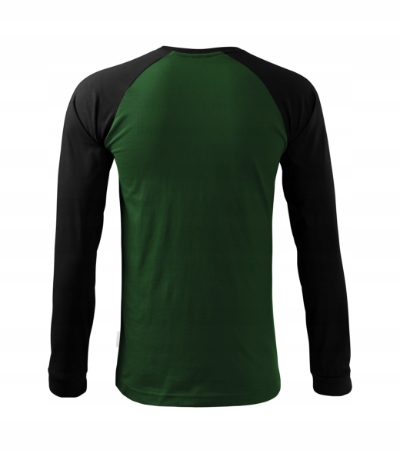 KOSZULKA LONGSLEEVE MĘSKI MALFINI STREETLS 130 Idealne dopasowanie M Kolor zielony