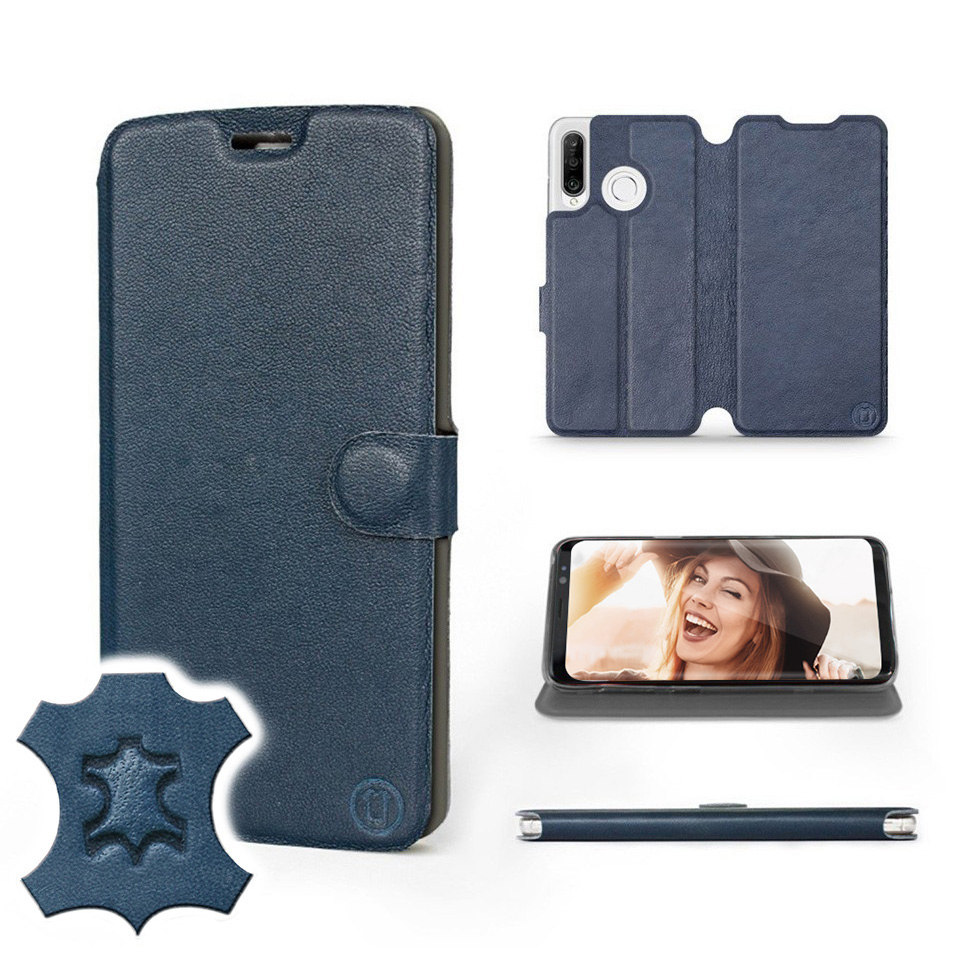 

Etui Mobiwear do Huawei P30 Lite - Blue Leather