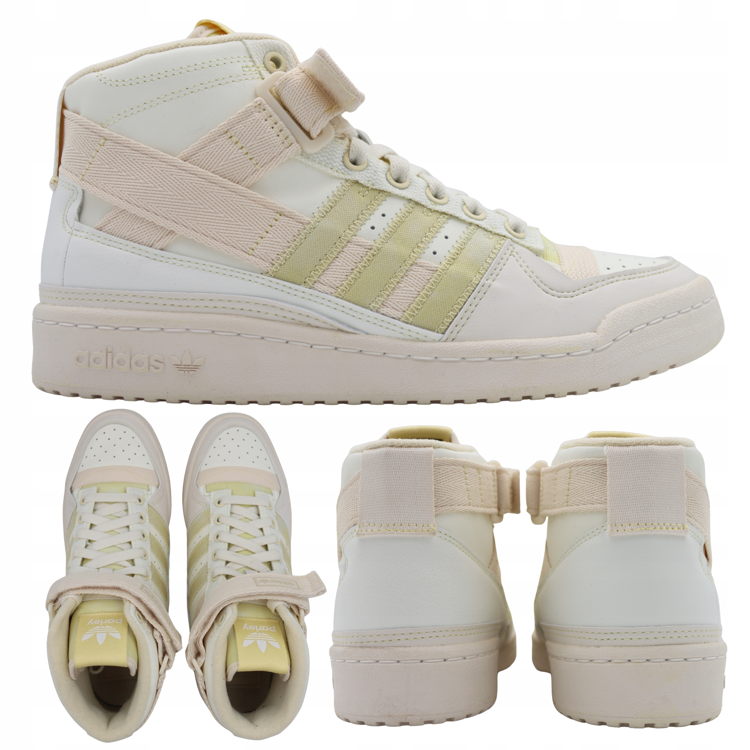 Pánské basketbalové boty vysoké, pohodlné Adidas Forum Parley Vel. 38