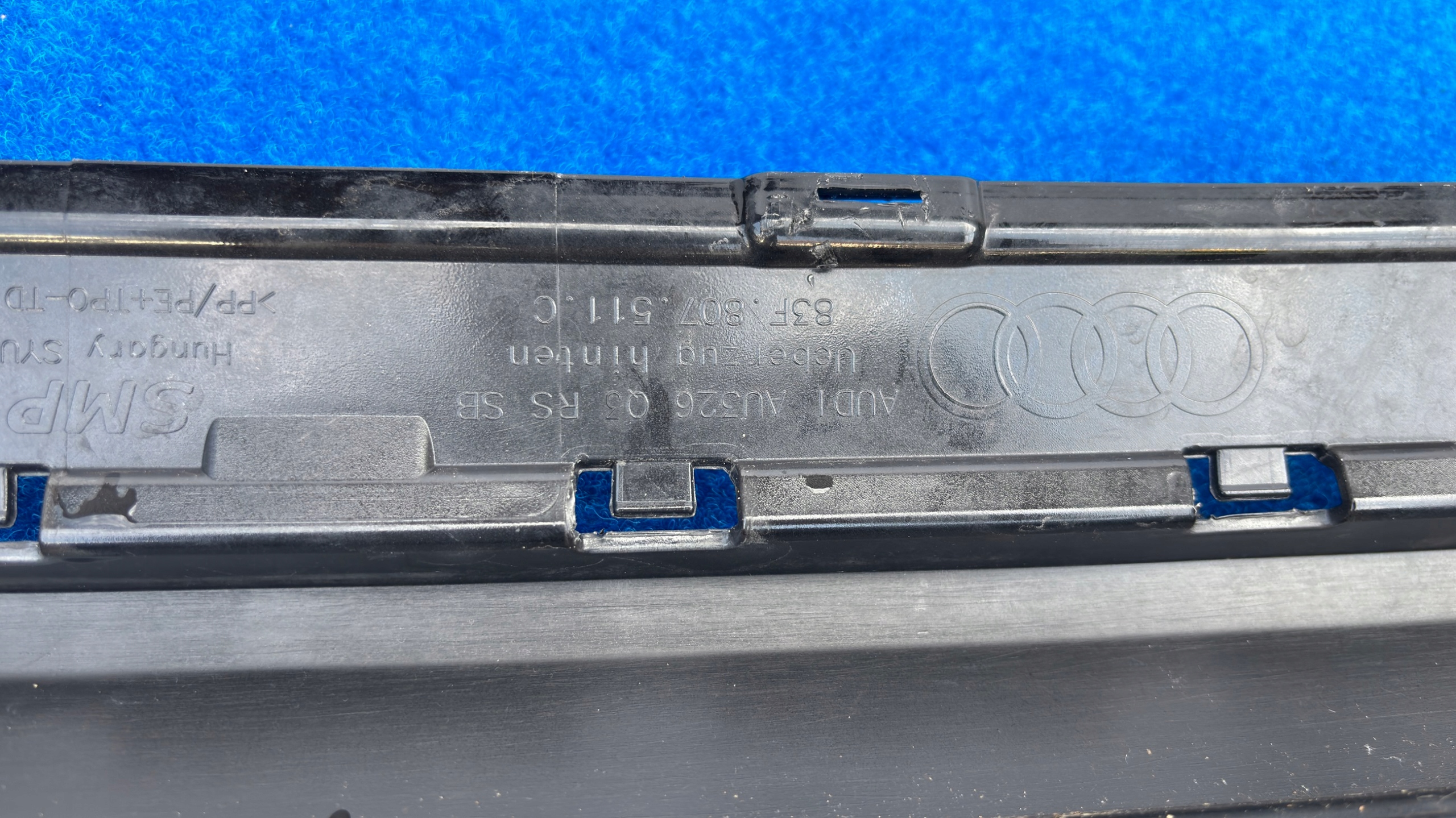 AUDI RS Q3 83F bumper rear part rear 83F807511C SA119