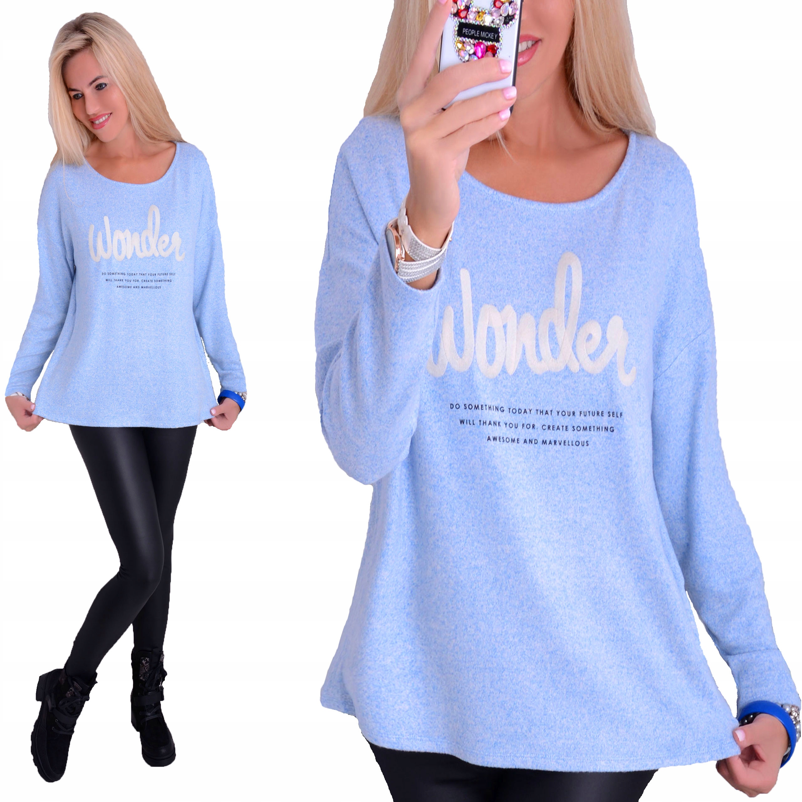 

Śliczny Sweterek Miły Wonder Baby Blue Tailor 625