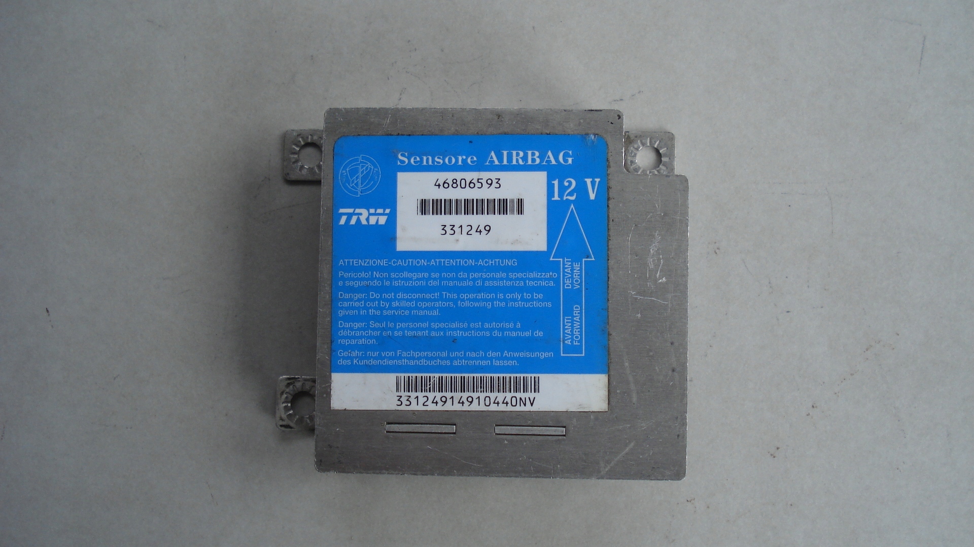 Sensor Airbag 46806593 Fiat Punto 1.9JTD