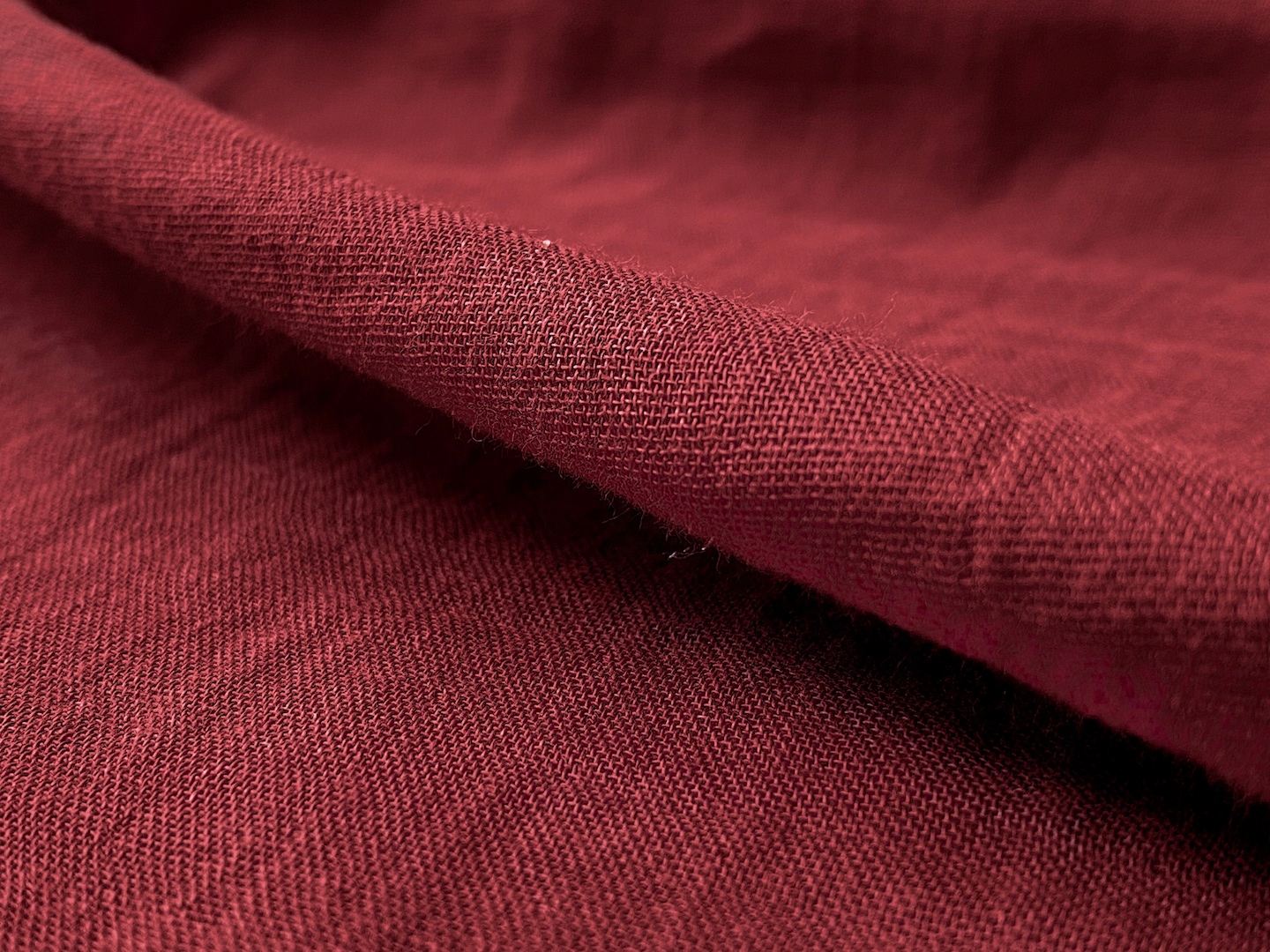 Tkanina Muślin double gaze bordo 160 cm
