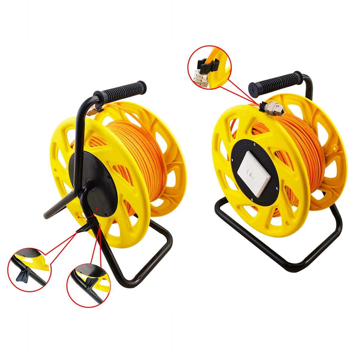 LOGILINK Kabel CAT6A SFTP RJ45 60m Pomarańczowy — miniatura 3