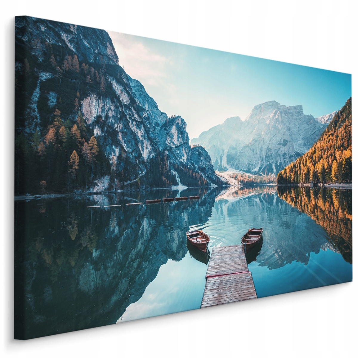 

Obraz Jezioro w Górach Drzewa Krajobraz 3D 120x80