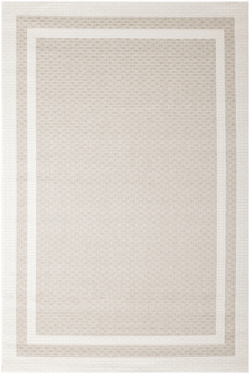 Dywan Sznurkowy Outdoor Beżowy Krem Lśniący Na Balkon Patio Haga 120x170 cm