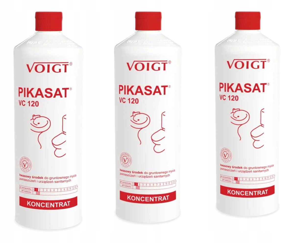 Voigt Kyselý pikasat Prostředek na mytí sanitárních zařízení VC120 3x1L