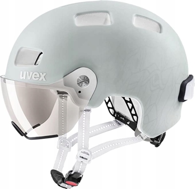 Cyklistická přilba Uvex Rush Visor Papyrus Grey Matt M 55-58cm