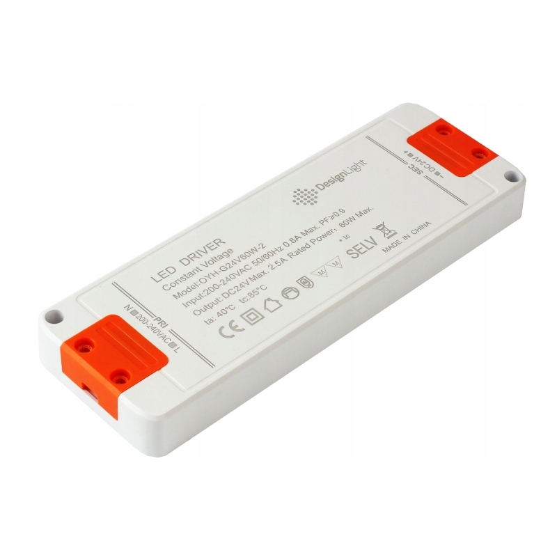 Zasilacz Do Led 24V DC 60W Flat płaski
