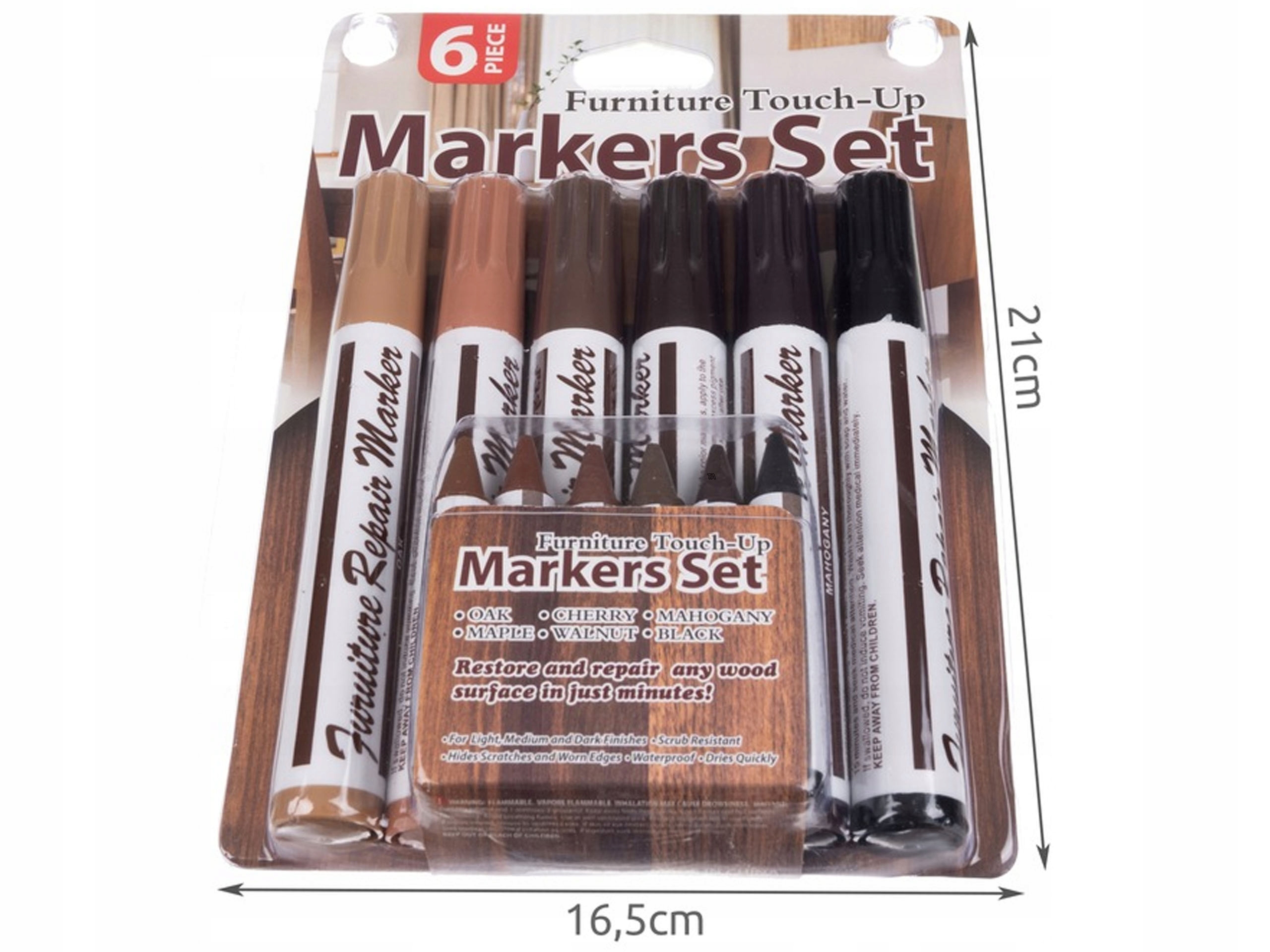 12w1 ZESTAW NAPRAWCZY NAPRAWY MEBLI MARKERY WOSK Marka inna