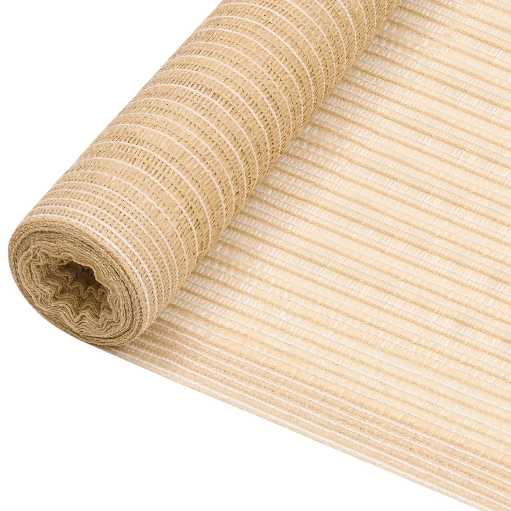Stínící tkanina béžová 1,8 x 50 m Hdpe 195 g/m² Béžová 149472