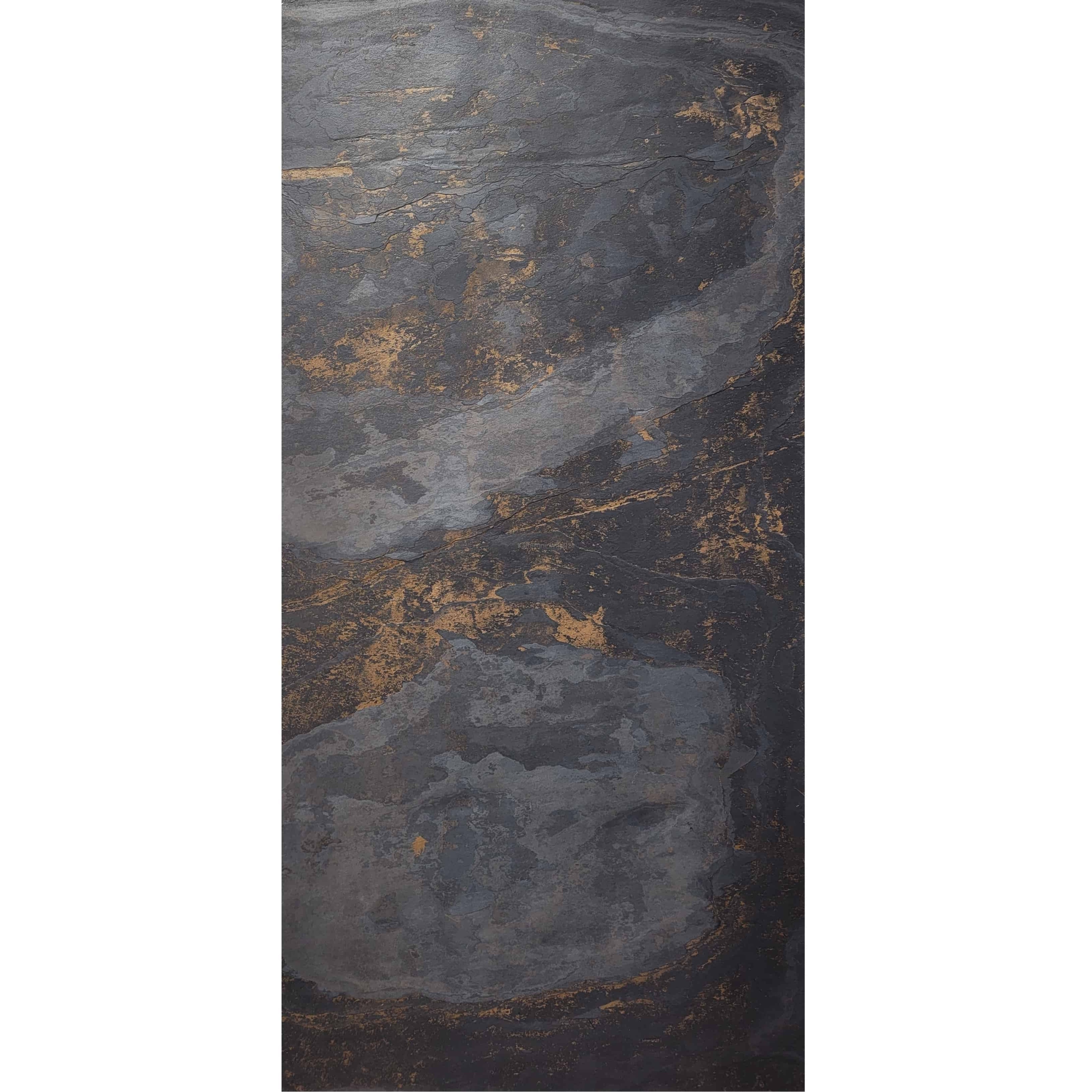 Kamień w Rolce Fornir Kamienny Łupek Black Gold 2MM 122x61x0,2 cm