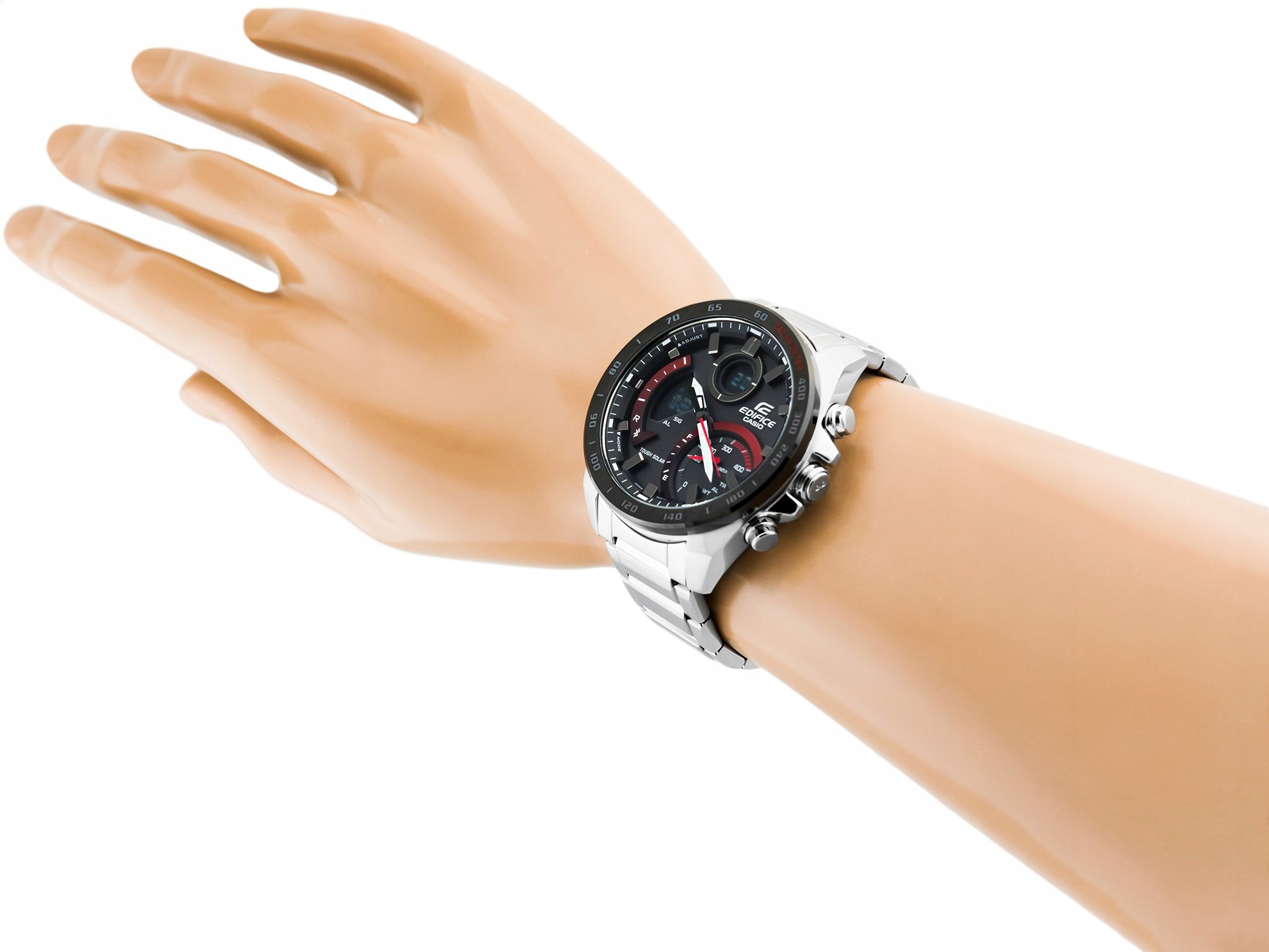 MĘSKI ZEGAREK CASIO ECB-900DB-1AER EDIFICE SOLARNY Materiał paska stal