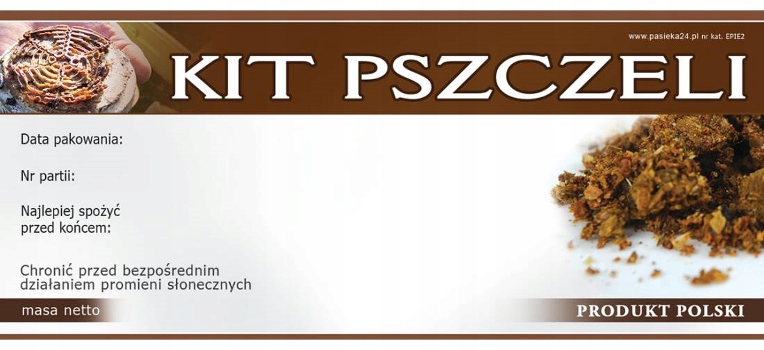 

Etykieta naklejka na Kit Pszczeli 50szt EPRO2