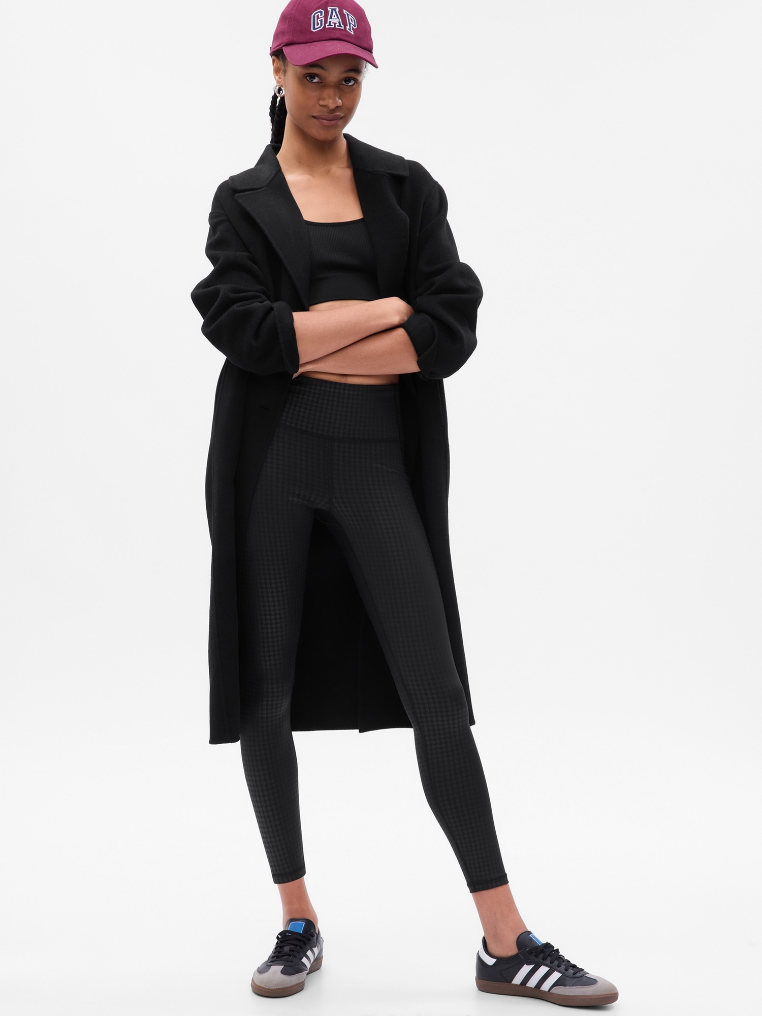 Gap Legíny GapFit high rise recycled černá