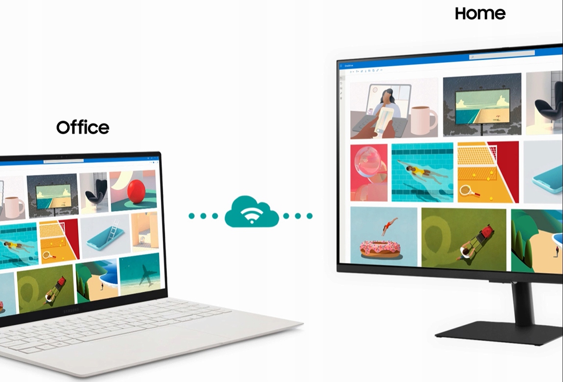 27 CALI SMART SAMSUNG LS27CM500 LED FHD HDR WiFi BT USB Format HD Full HD