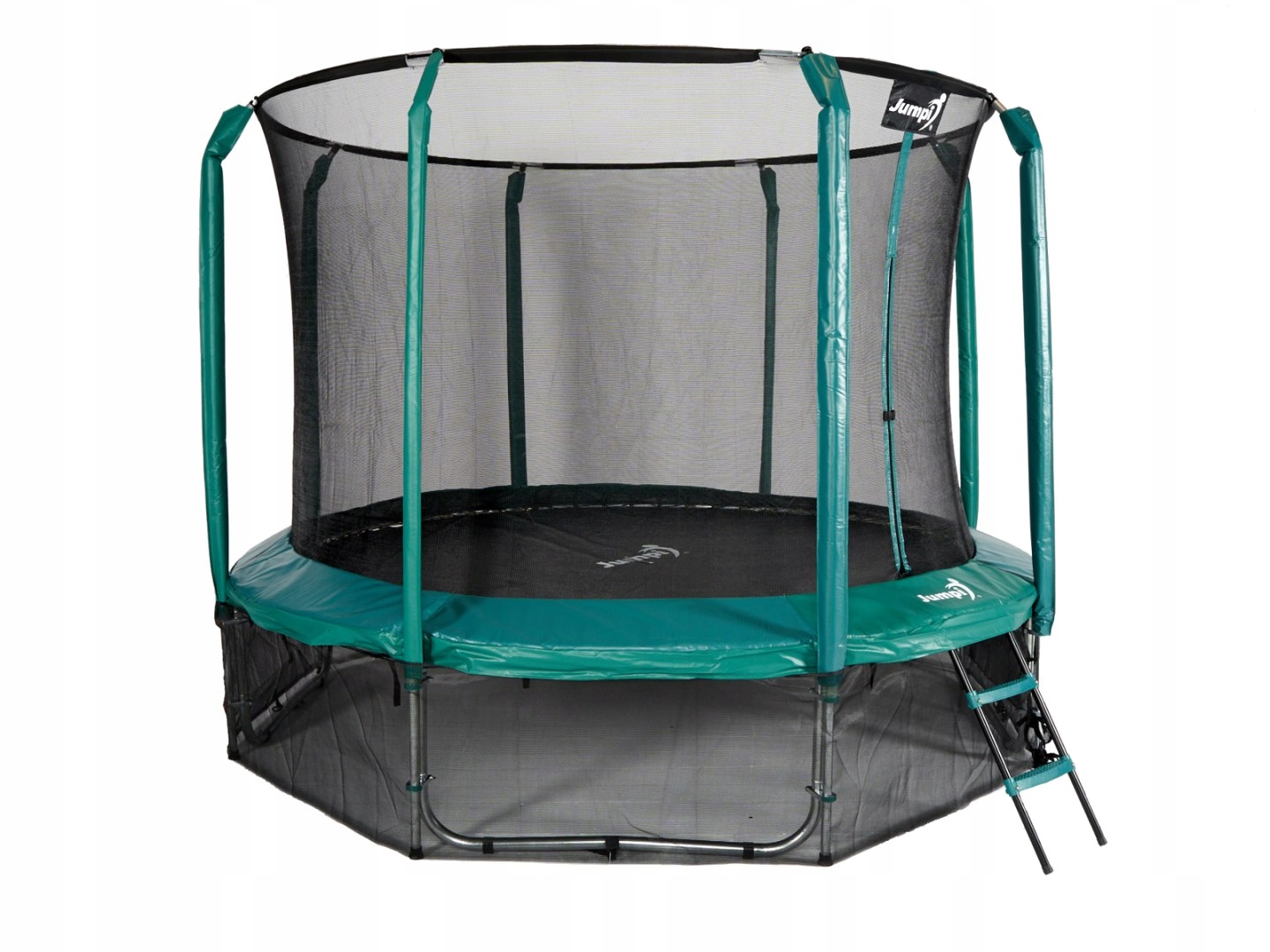 Trampolina Ogrodowa Jumpi 312cm/10FT Maxy Comfort Zielona Z Wewnętrzną Siat Stan opakowania oryginalne