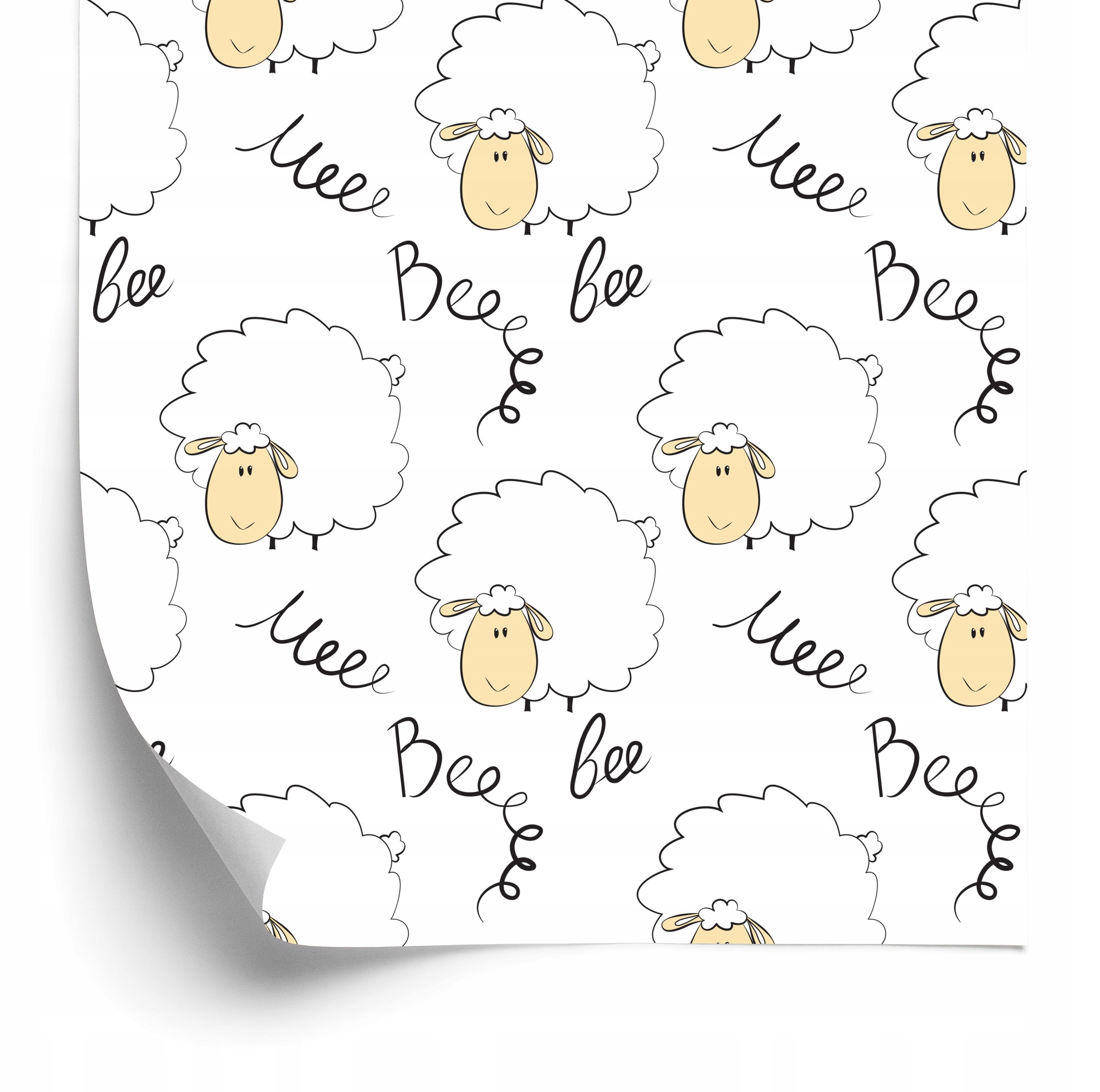 Tapeta Roztomilé ovečky 50x1000 cm