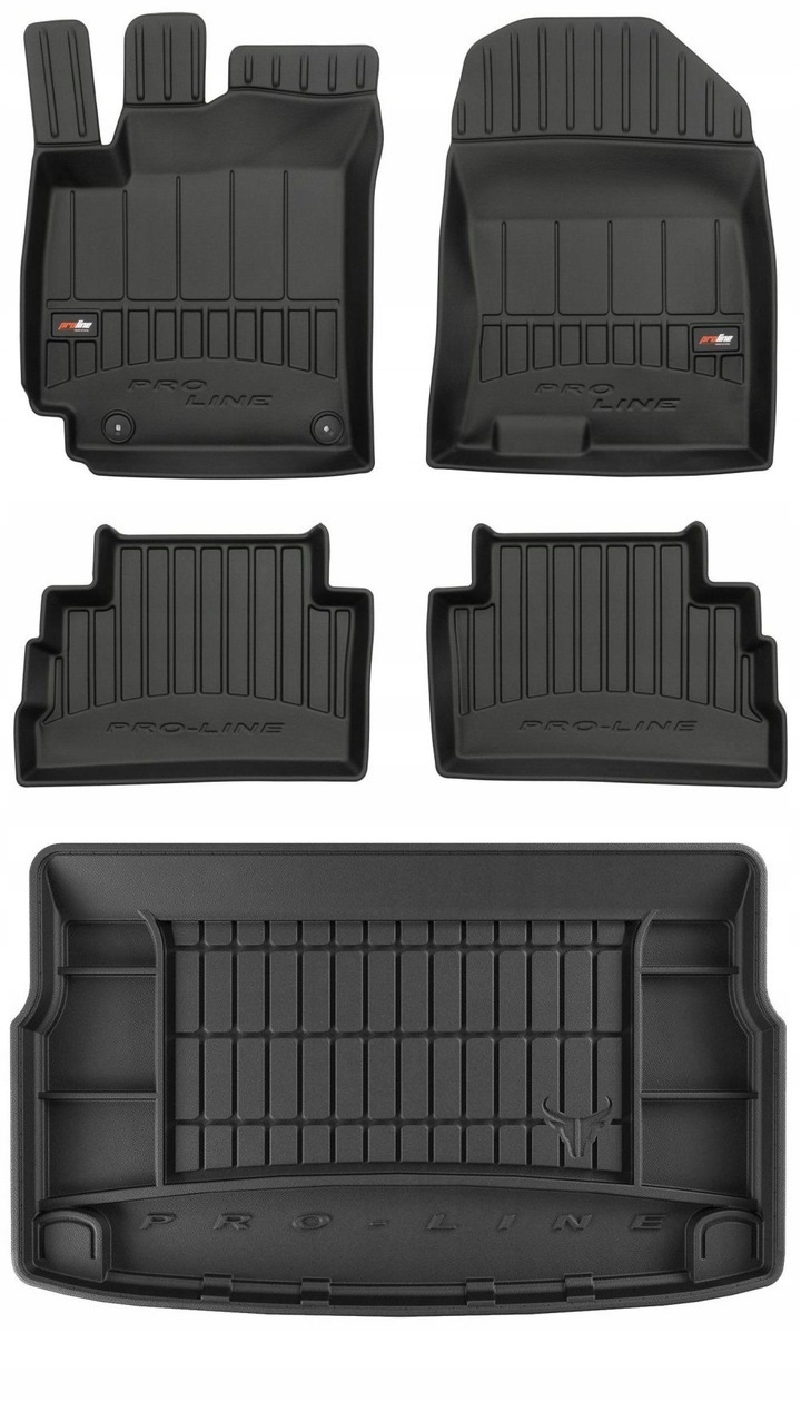 3D sada koberců a rohož do kufru Hyundai Kona od 2017-