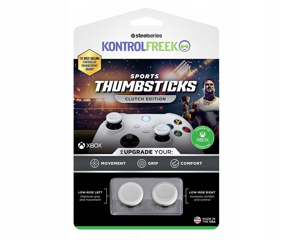 KontrolFreek Sports Clutch Black Clear Kit Xbox