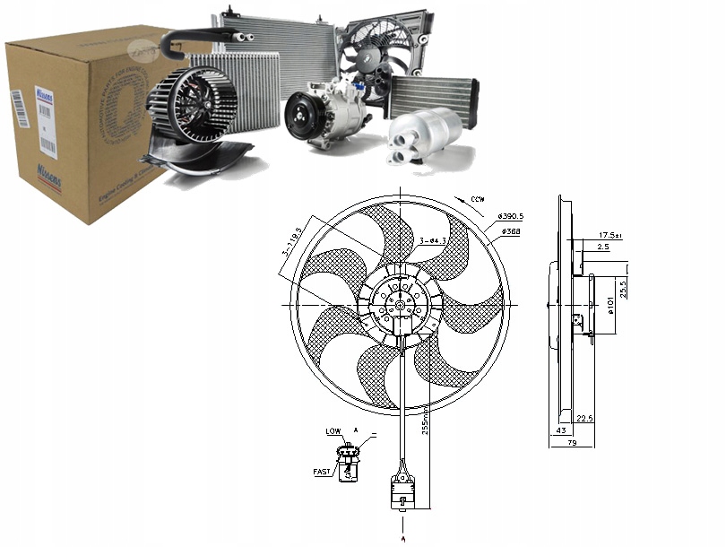 Nissens Ventilátor Chladiče 13205947 1341386