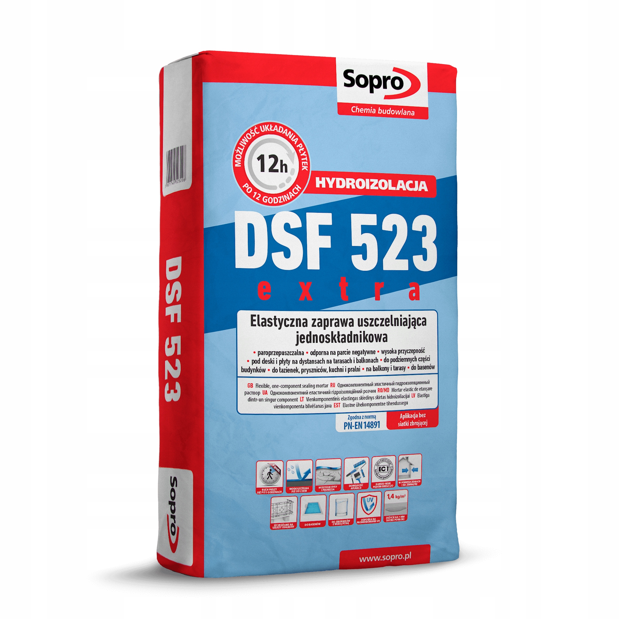 

Sopro DSF523 Zaprawa uszczelniająca 20kg
