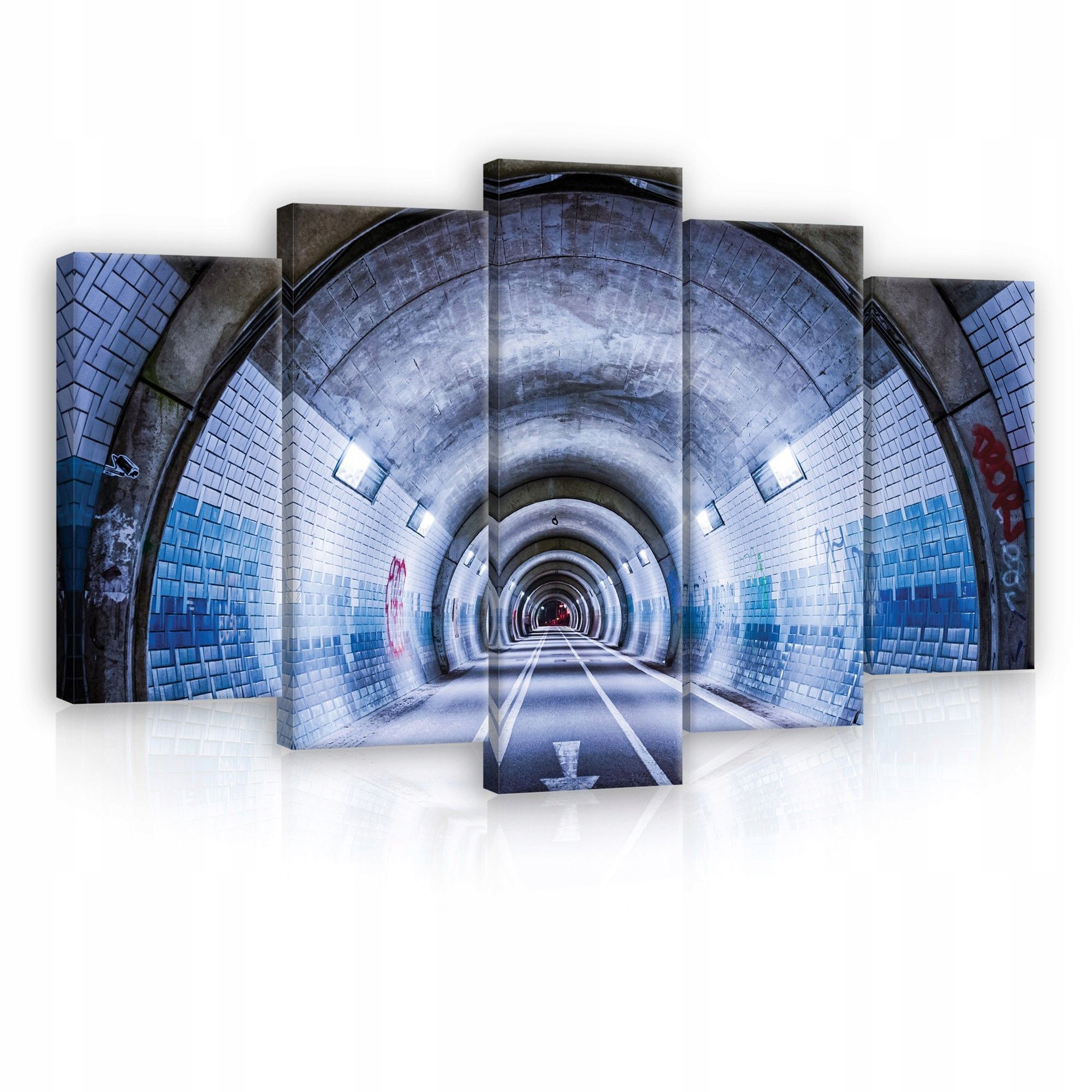 Obraz 100x60 Tunel cesta perspektiva hloubka světlo urbanismus