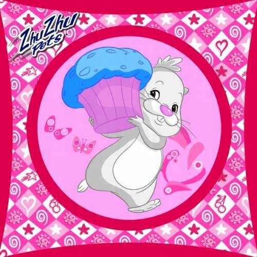 

Poszewka bawełna Zhu Zhu Pets 40x40 suwak