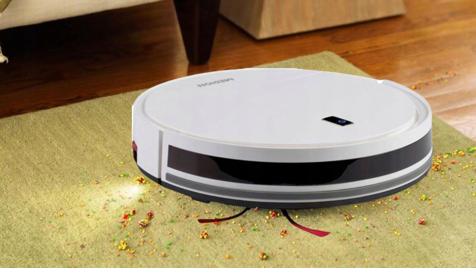 ROBOT SPRZĄTAJĄCY MEDION MD19098 BIAŁY Moc 28 W