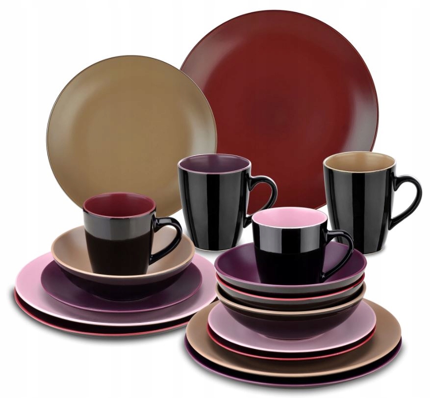 VANCASSO BACCHE MIX zastawa obiadowa 4osoby/16szt