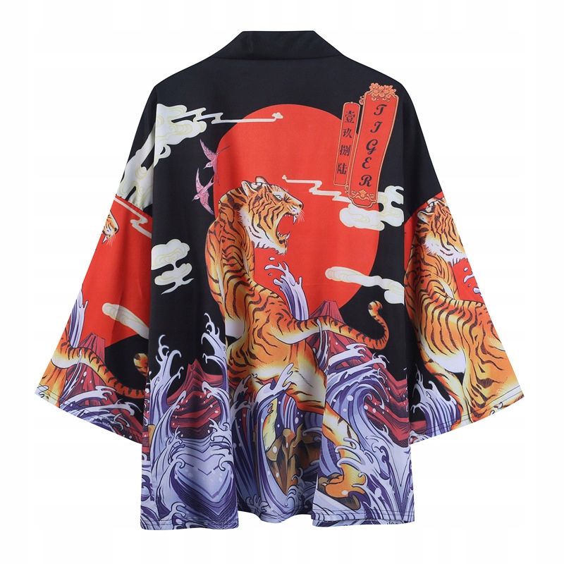 

Japońskie Kimono Haori Samuraj Kanji Suwenir T2