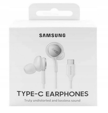 ORYGINALNE SŁUCHAWKI AKG SAMSUNG USB TYP C Konstrukcja zamknięta