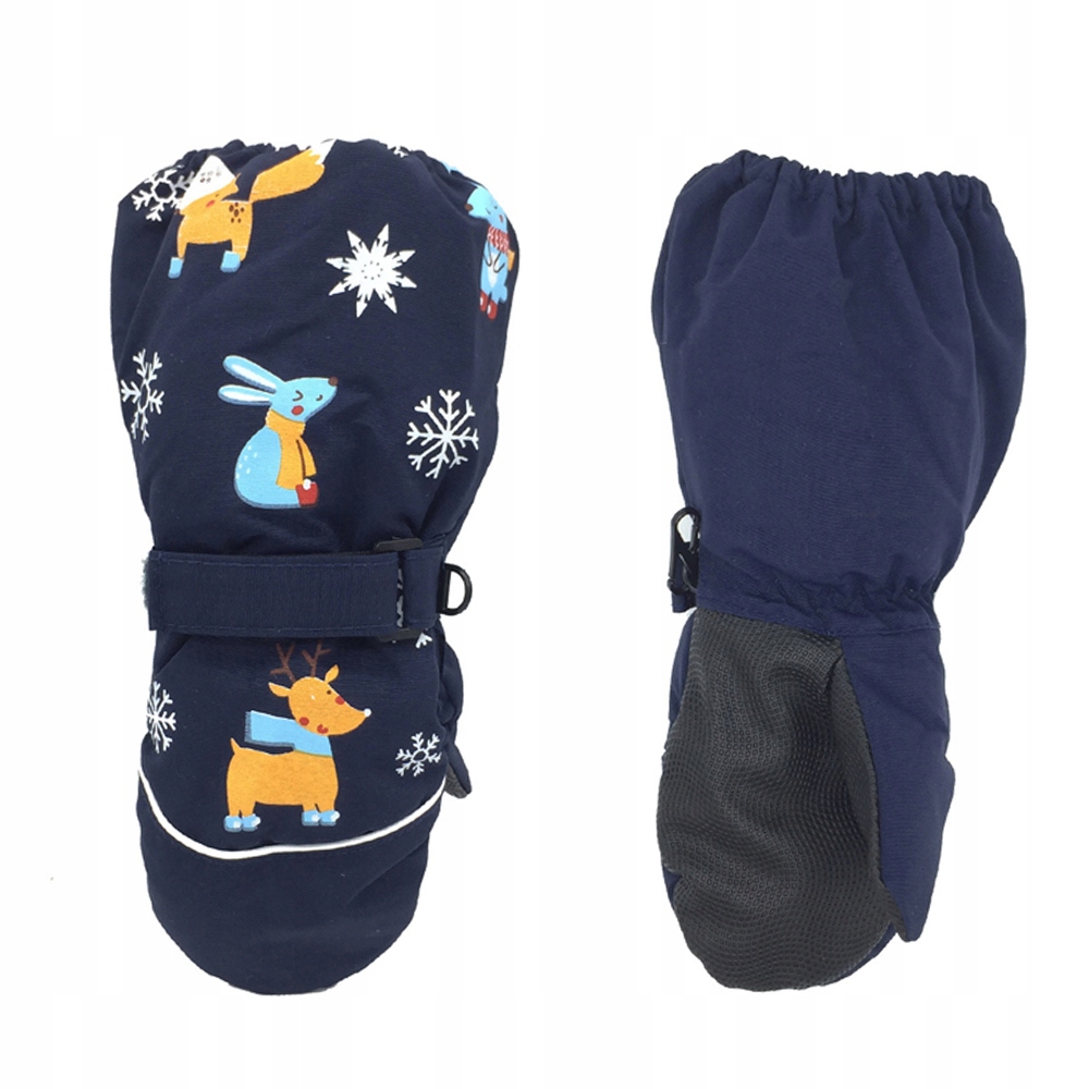 Cieplutkie RĘKAWICZKI dziecięce waterproof gloves Marka bez marki