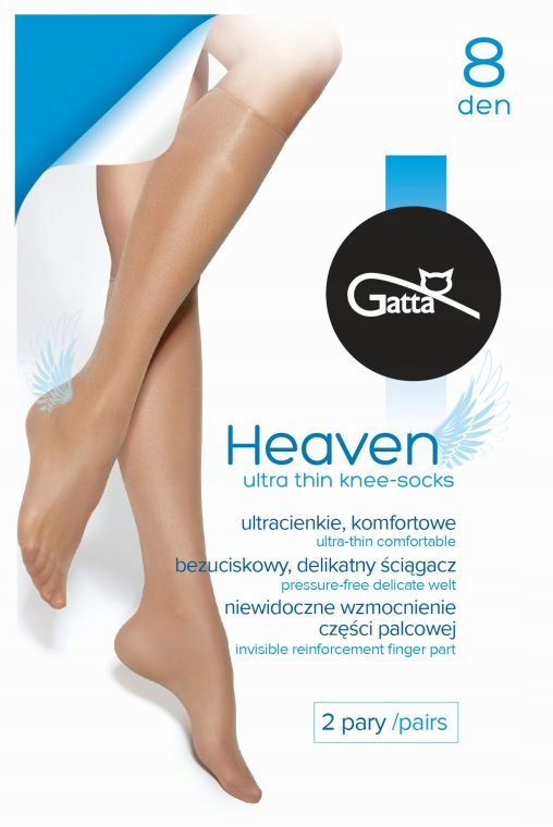 

Gatta Heaven podkolanówki damskie 8 Den kolory